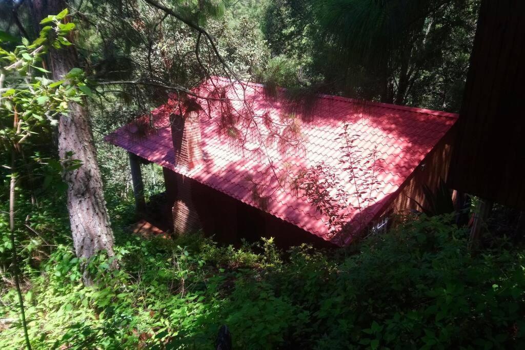 Cabana Con Banera Y Chimeneas En Puesta De Sol El Pacifico Kültér fotó
